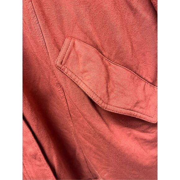 Torrid Rust Sift Sweatshirt Style Hooded Barn Jacket sz 2X EUC - Picture 2 of 9